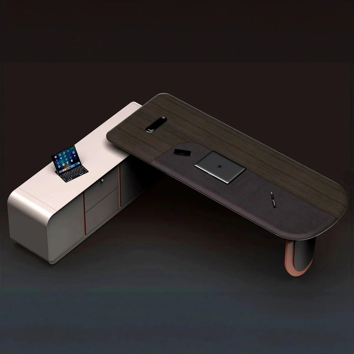 Ordin · Modern L-Shaped Executive Desk