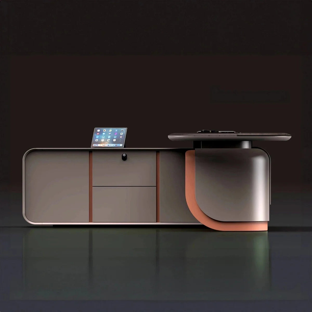 Ordin · Modern L-Shaped Executive Desk