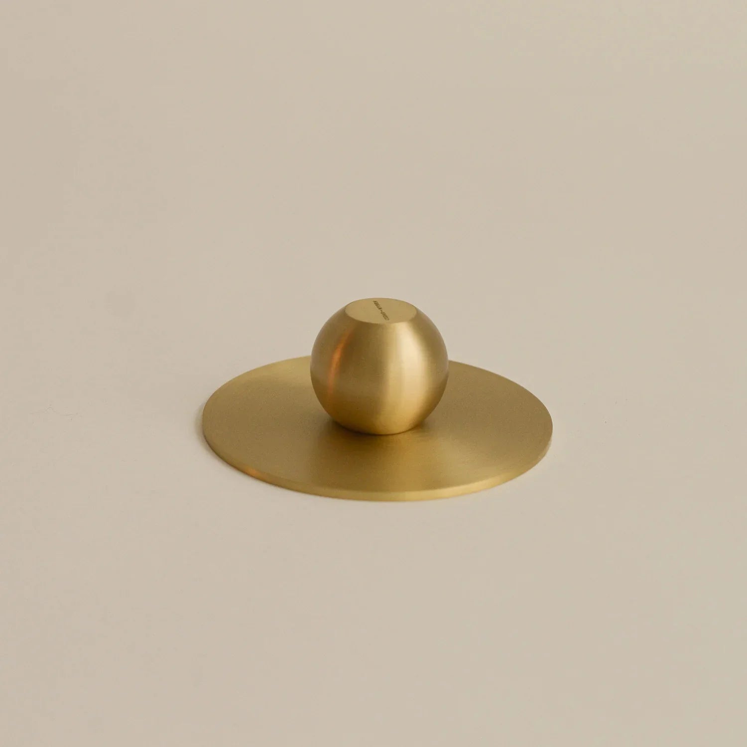 Orb Brass Incense Holder