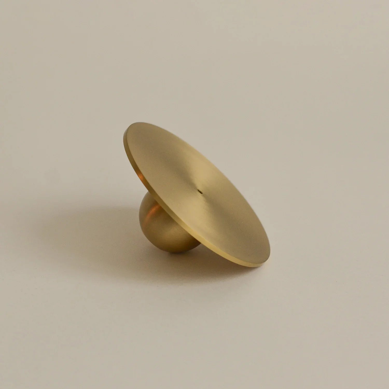 Orb Brass Incense Holder