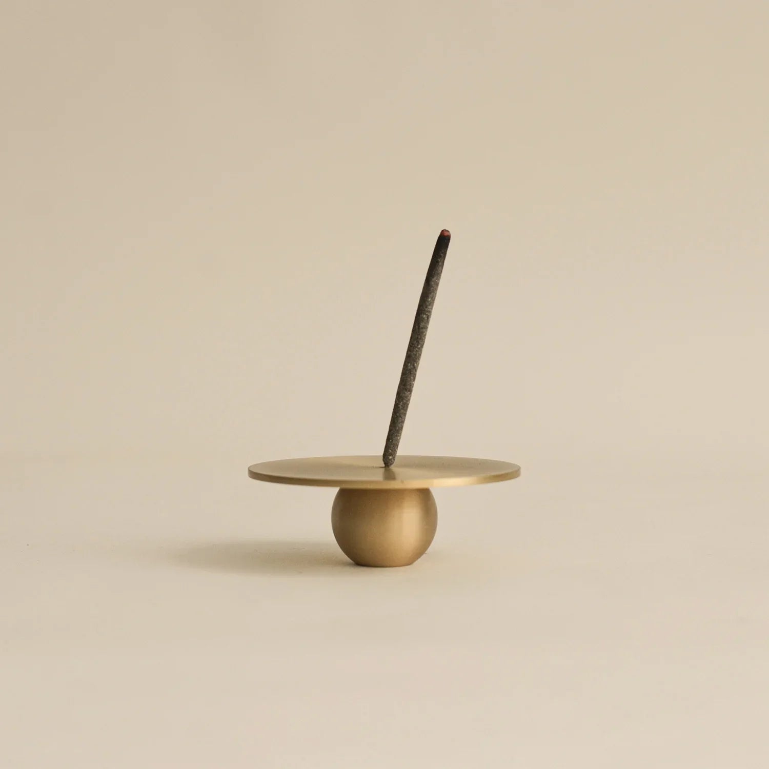 Orb Brass Incense Holder