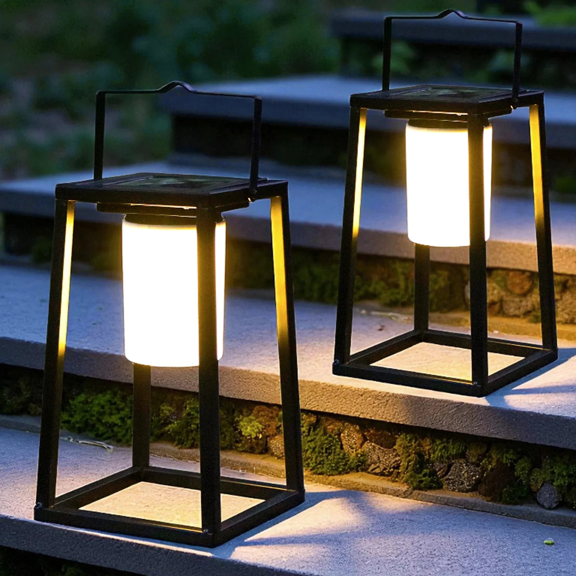 Outdoor Solar Lantern Portable Brightness Solar Lamp IP44 Waterproof