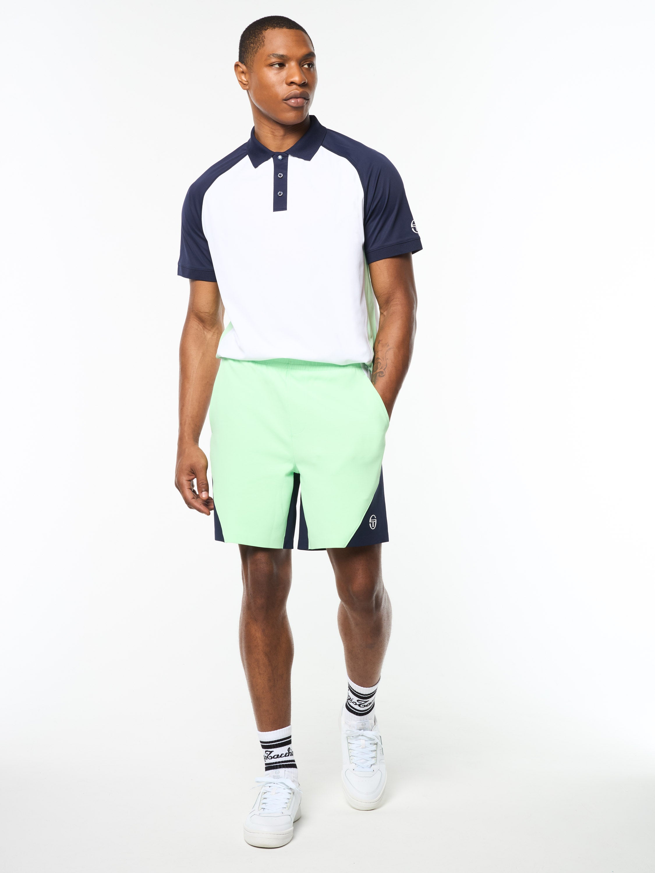 Pagia Court Short- Green Ash
