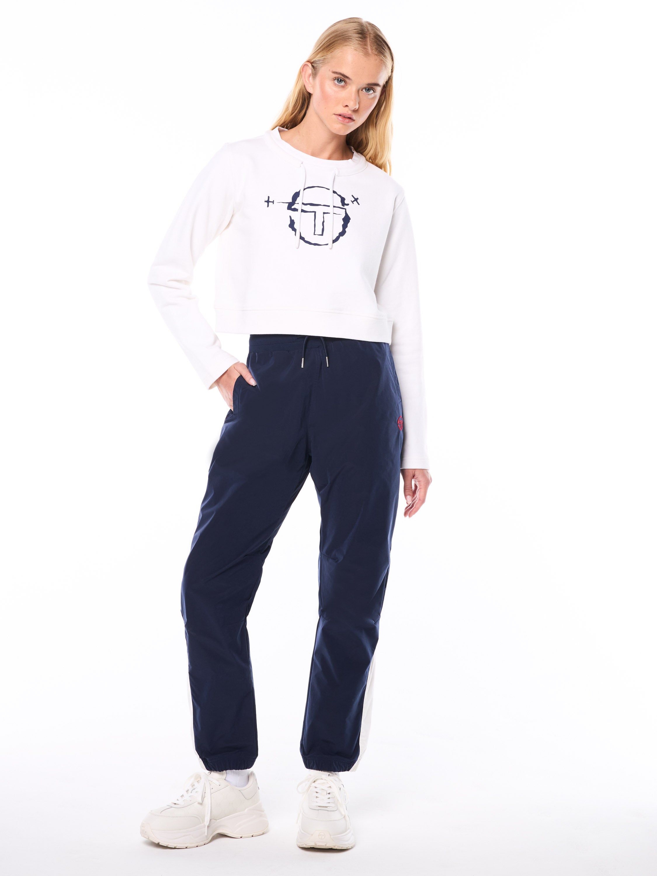 Piano Crewneck-Brilliant White