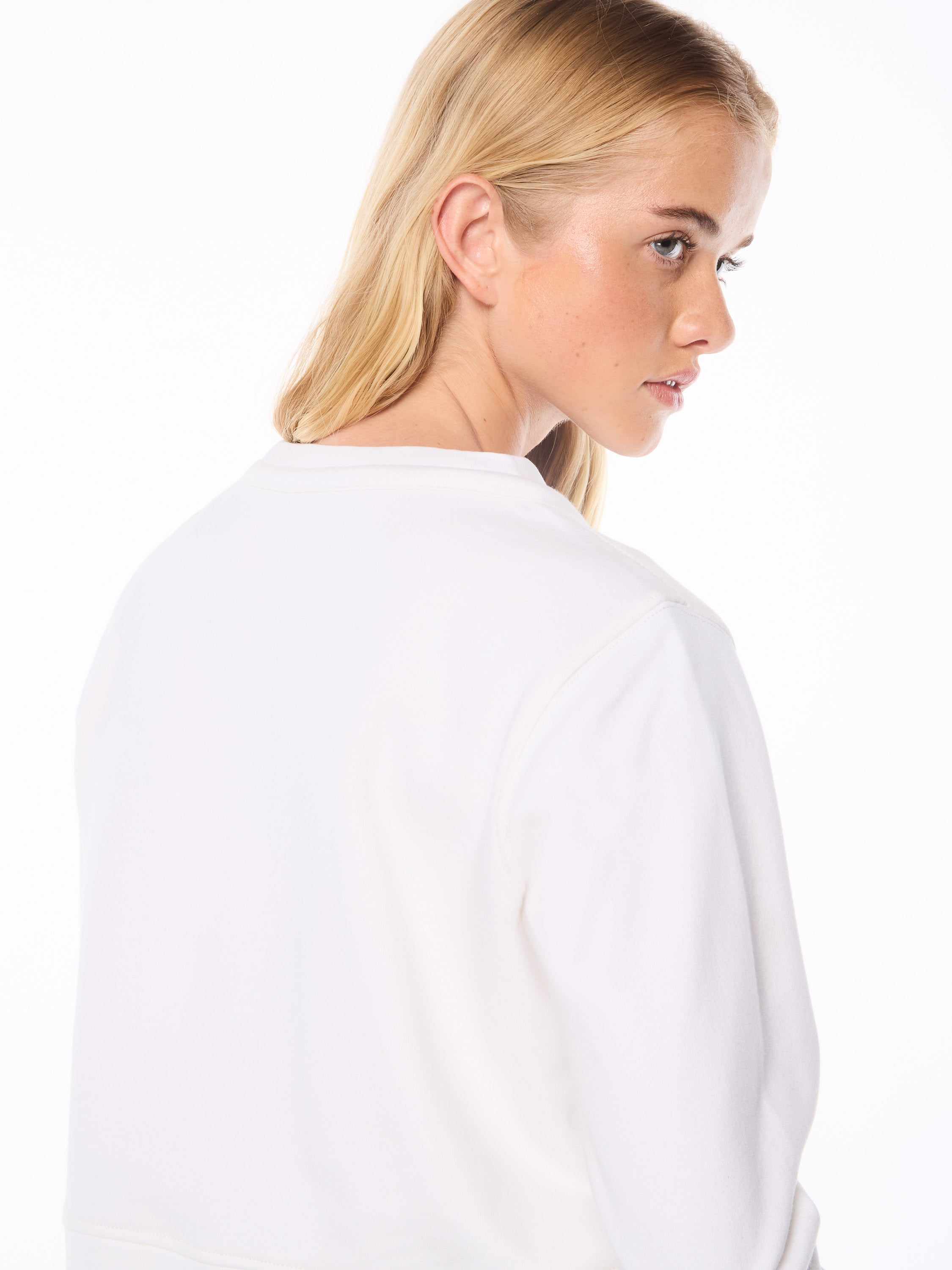 Piano Crewneck-Brilliant White