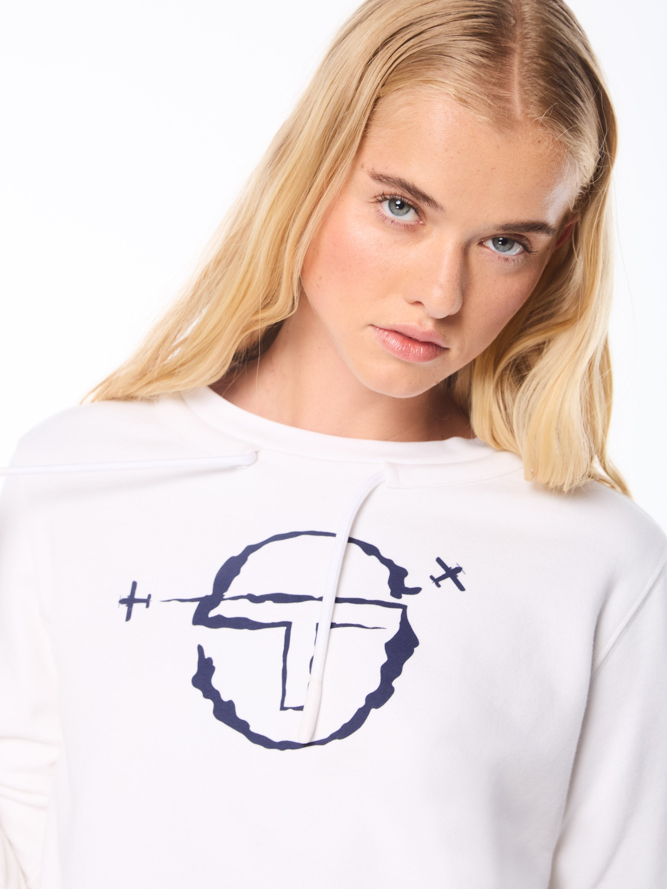Piano Crewneck-Brilliant White