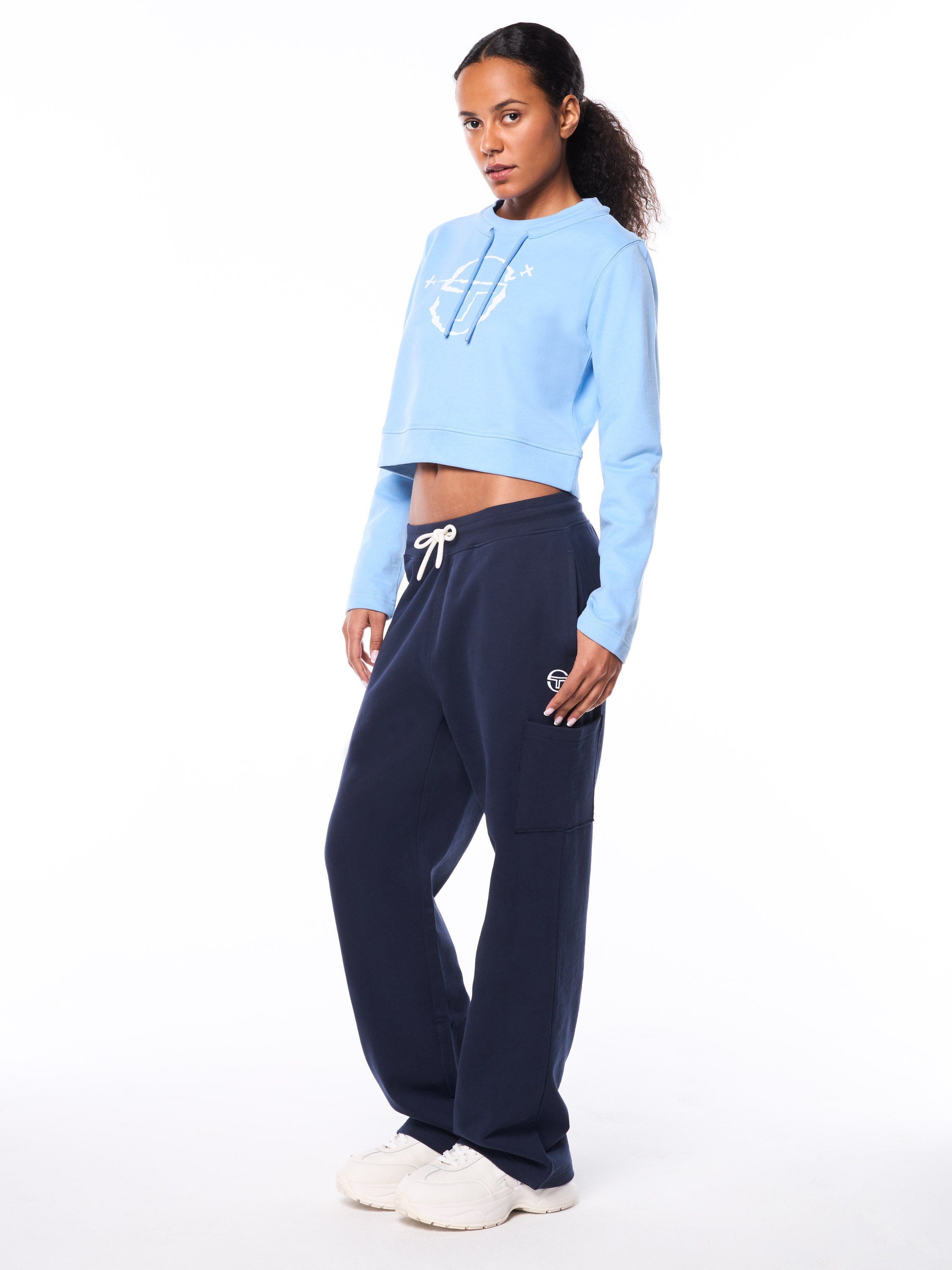Piano Crewneck-Della Robbia Blue