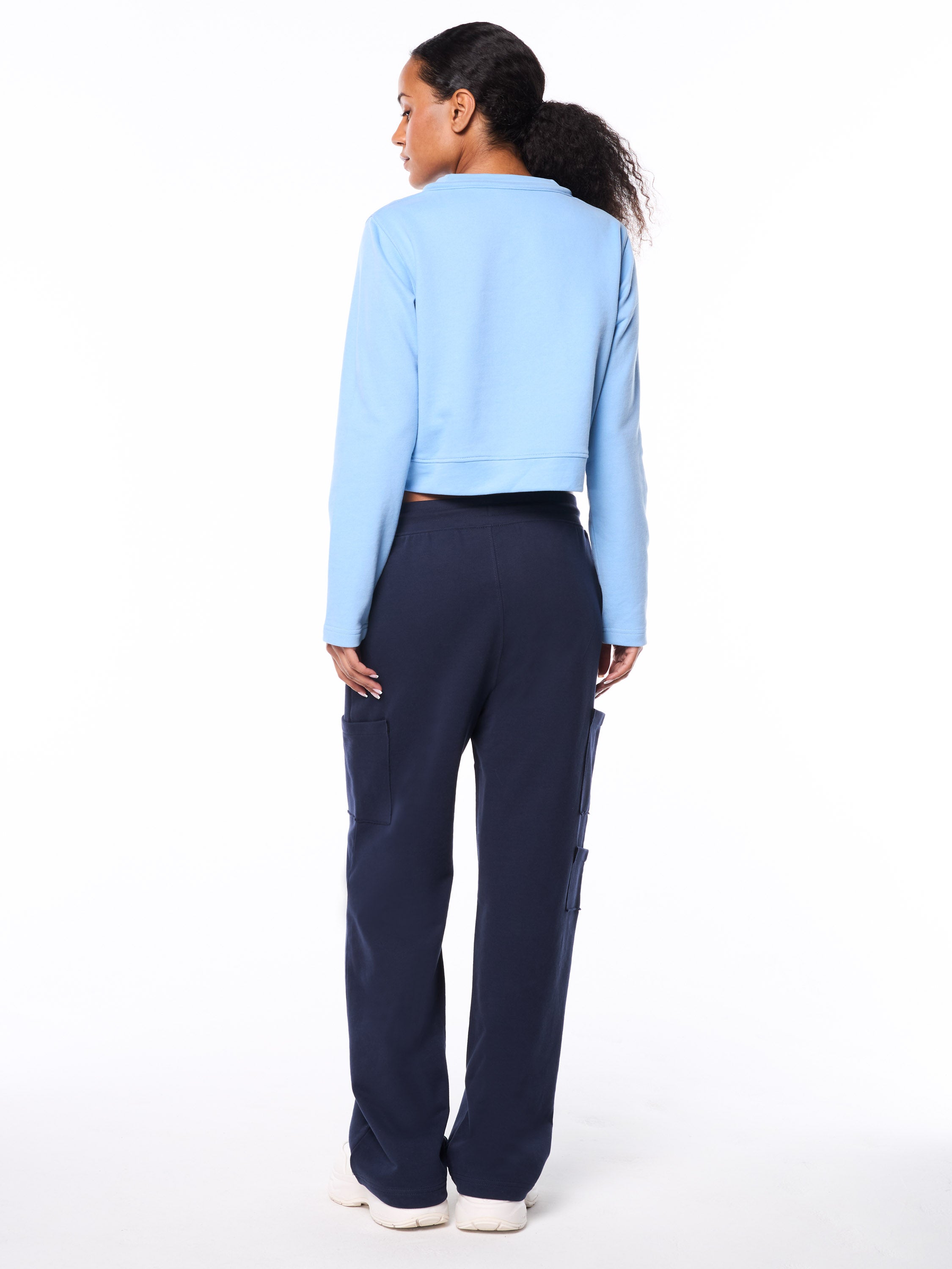 Piano Crewneck-Della Robbia Blue