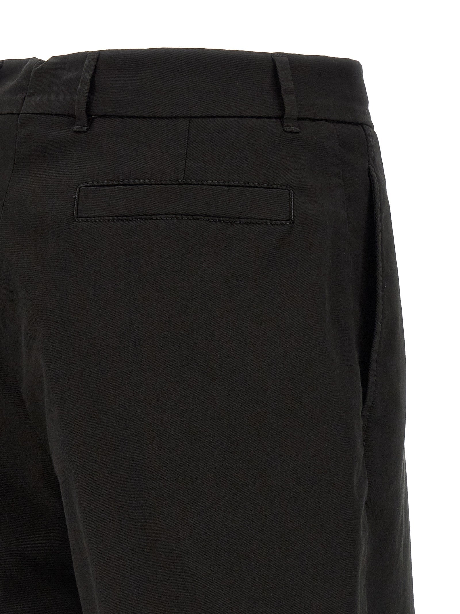 Pima Cotton Gabardine Bermuda Shorts for Summer Comfort