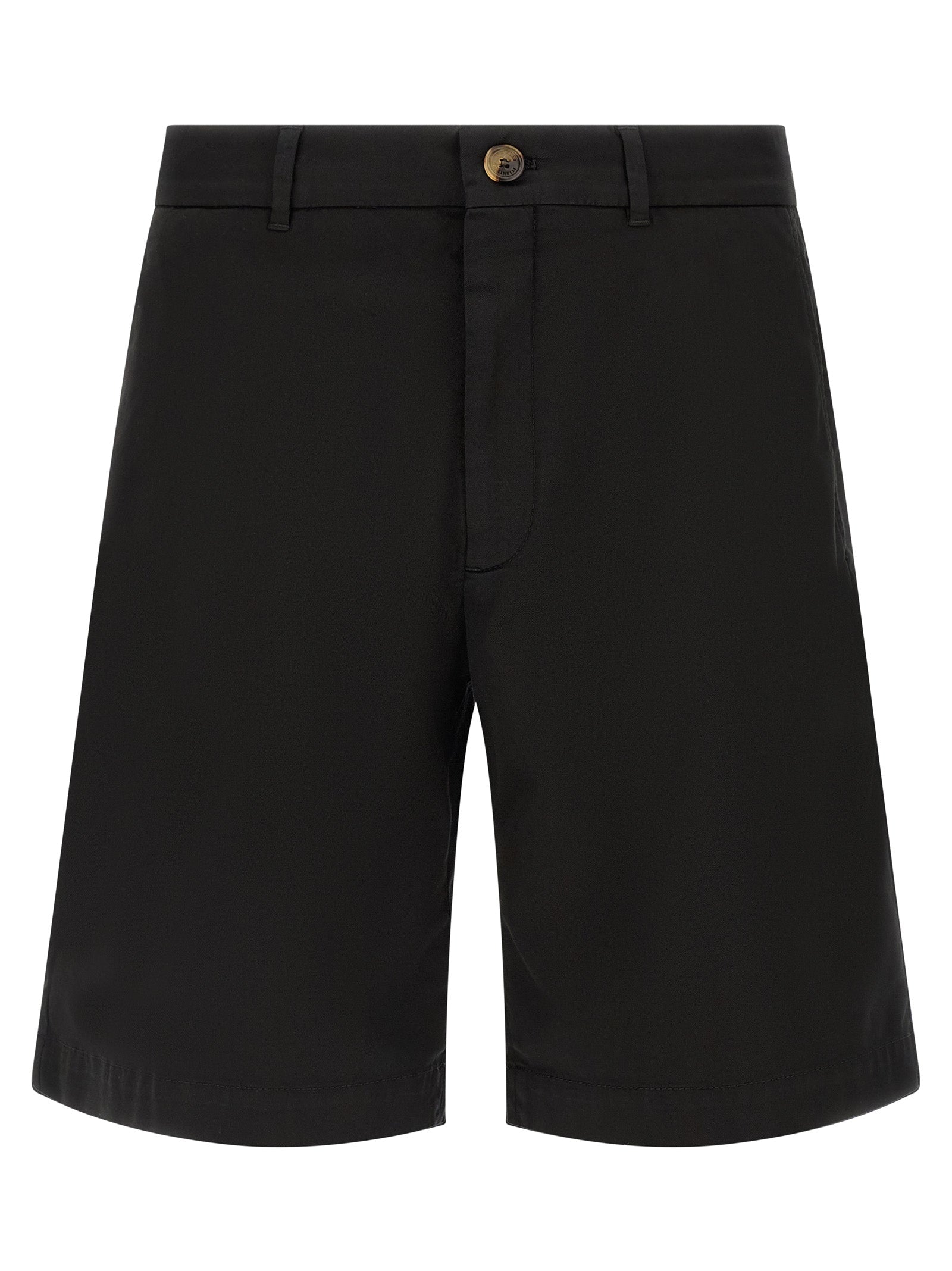 Pima Cotton Gabardine Bermuda Shorts for Summer Comfort
