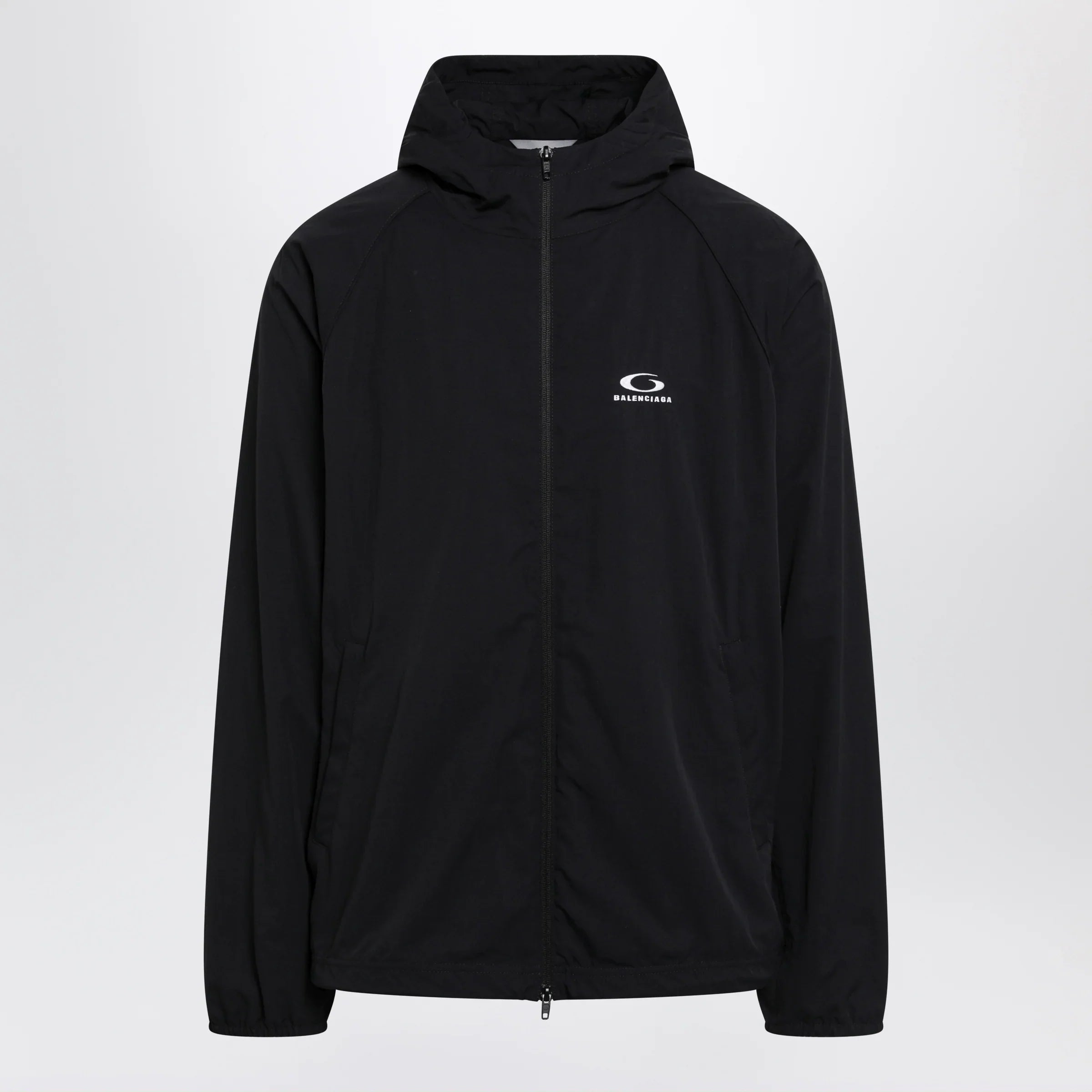 Polyamide Hooded Track Jacket for Comfort and Everyday Wear