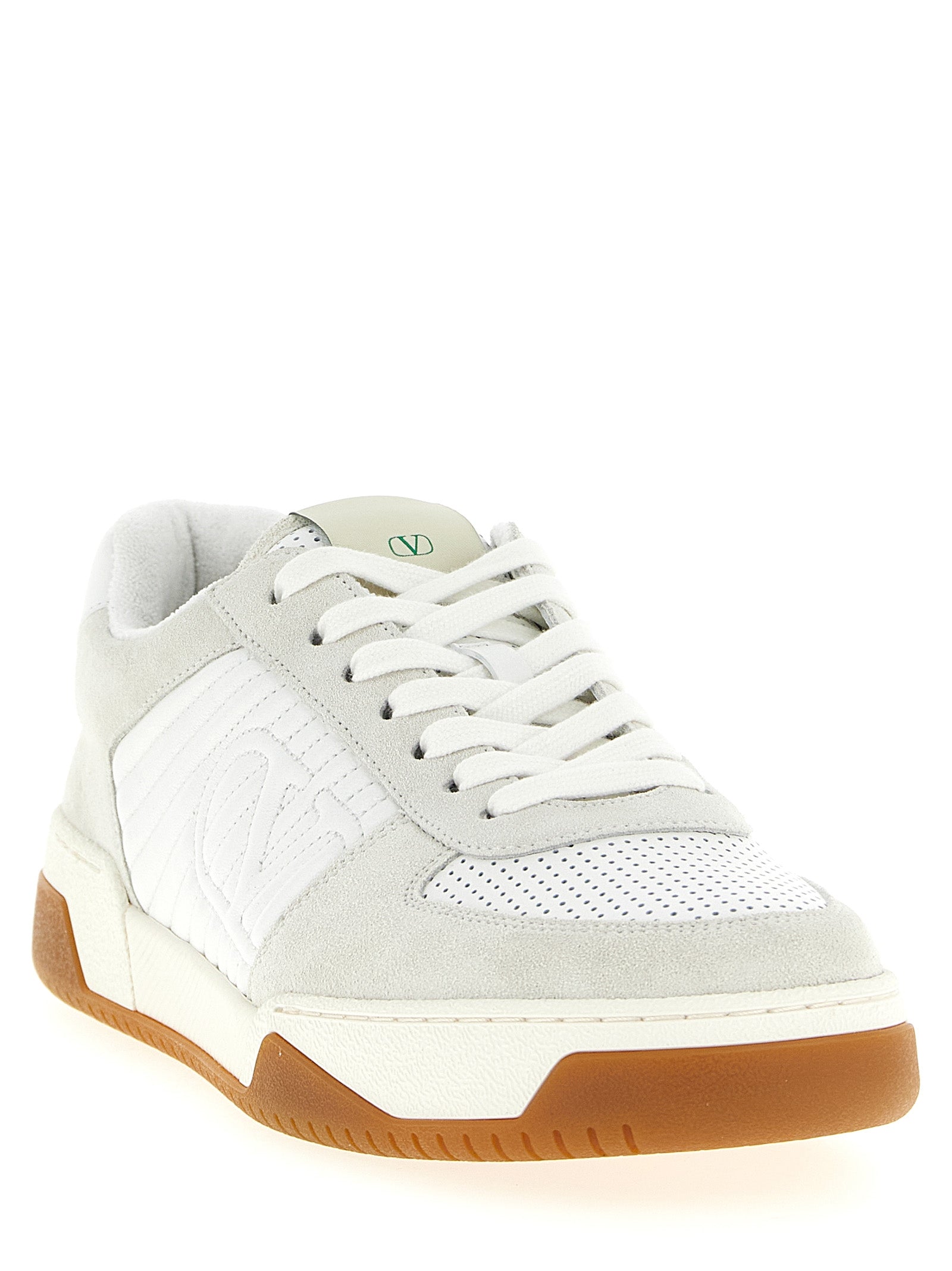 Quilted Suede Leather Sneakers for Comfort