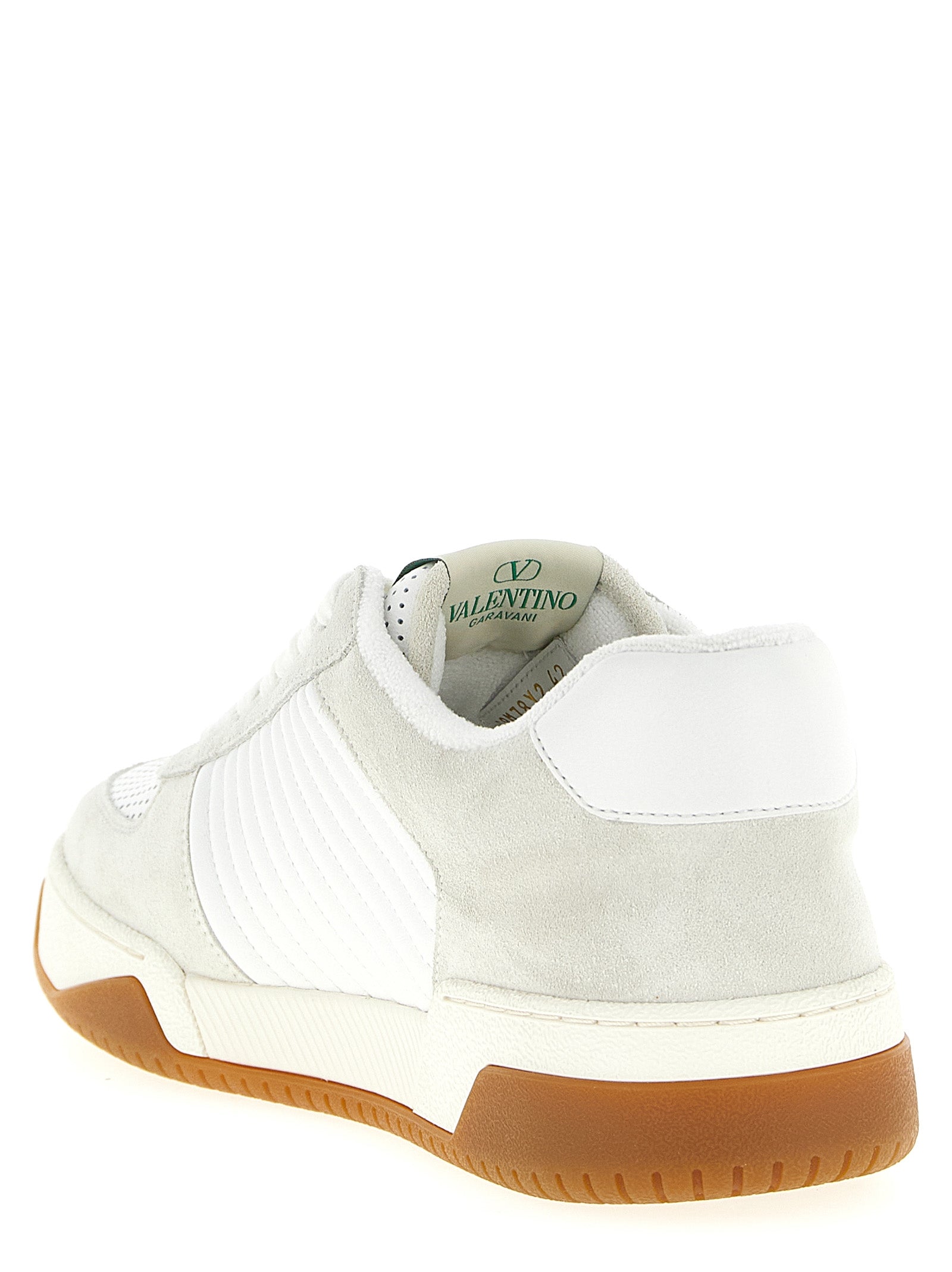 Quilted Suede Leather Sneakers for Comfort