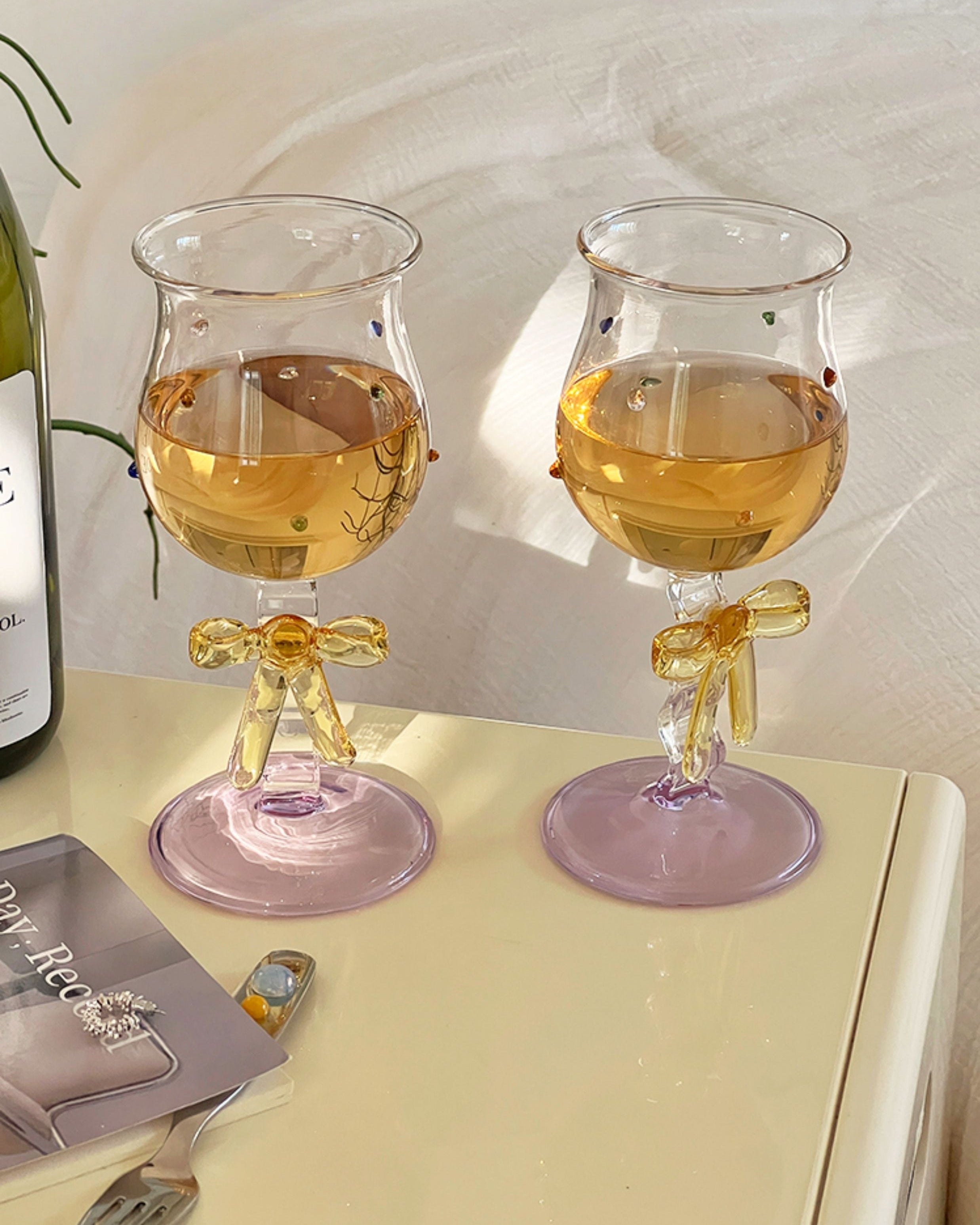 Ribbon Charm Goblet