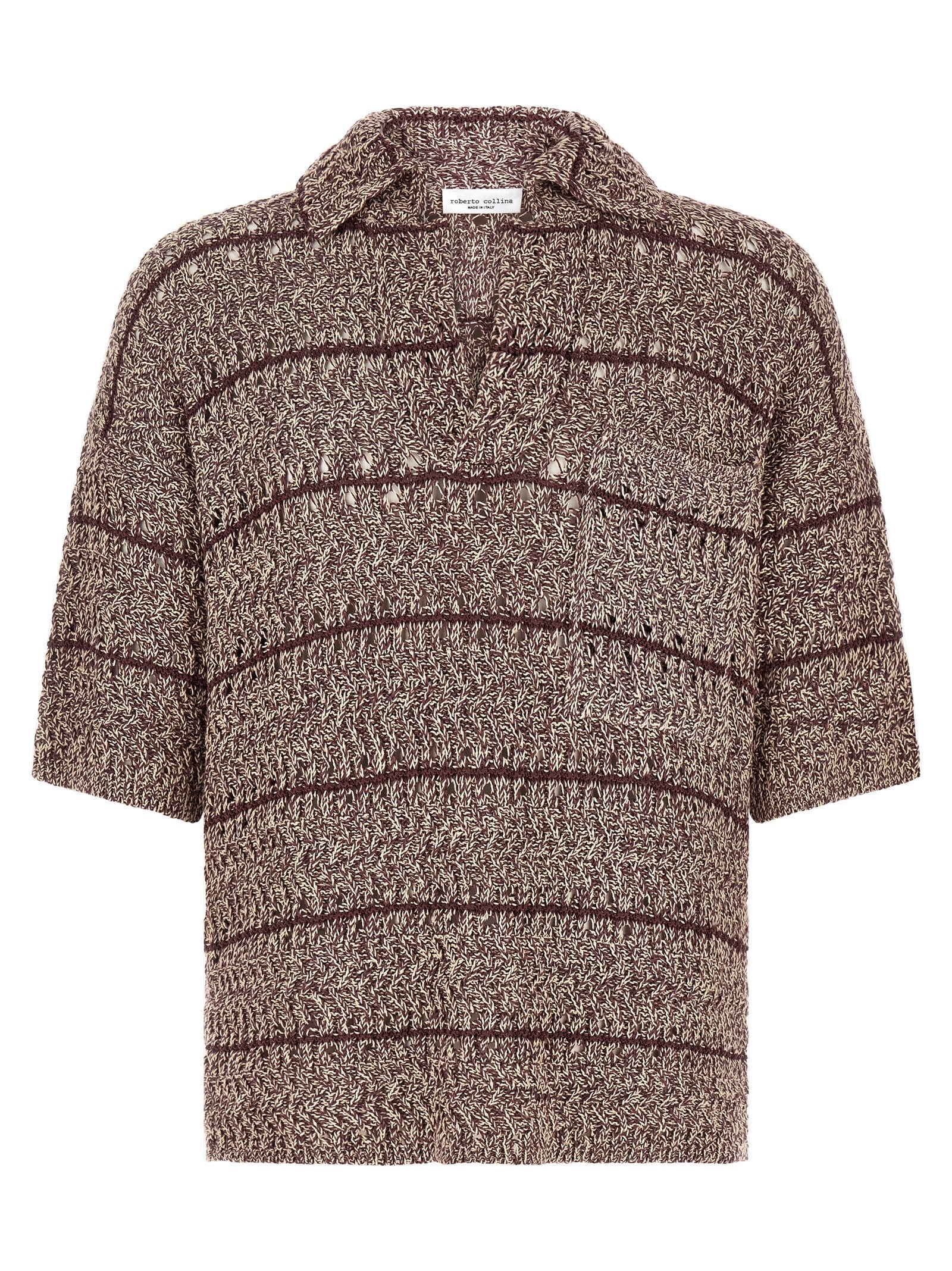 Roberto Collina Mouliné Polo Shirt