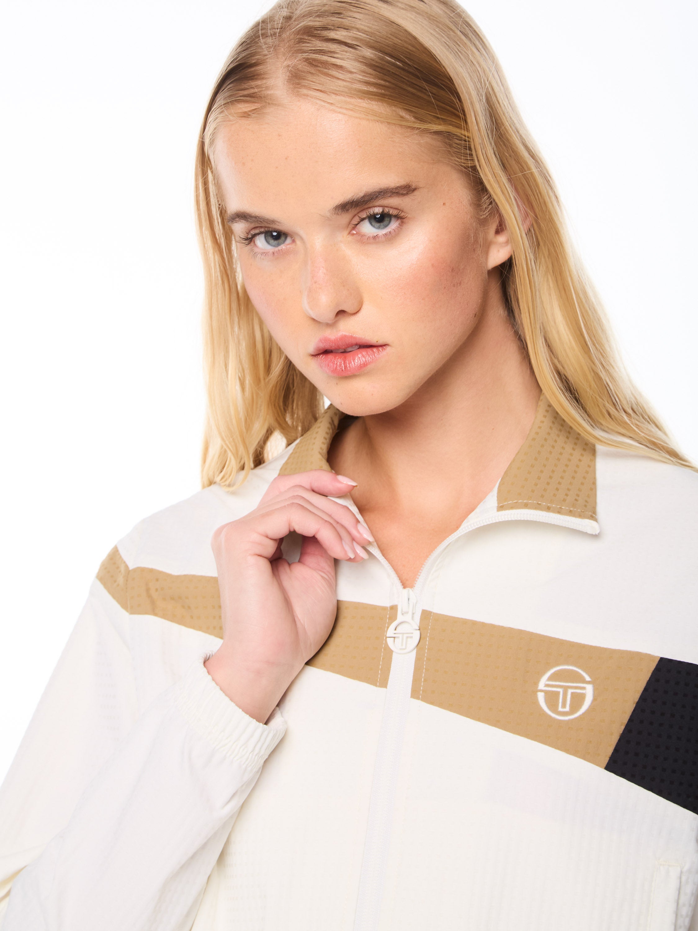 Roma Track Jacket-Gardenia