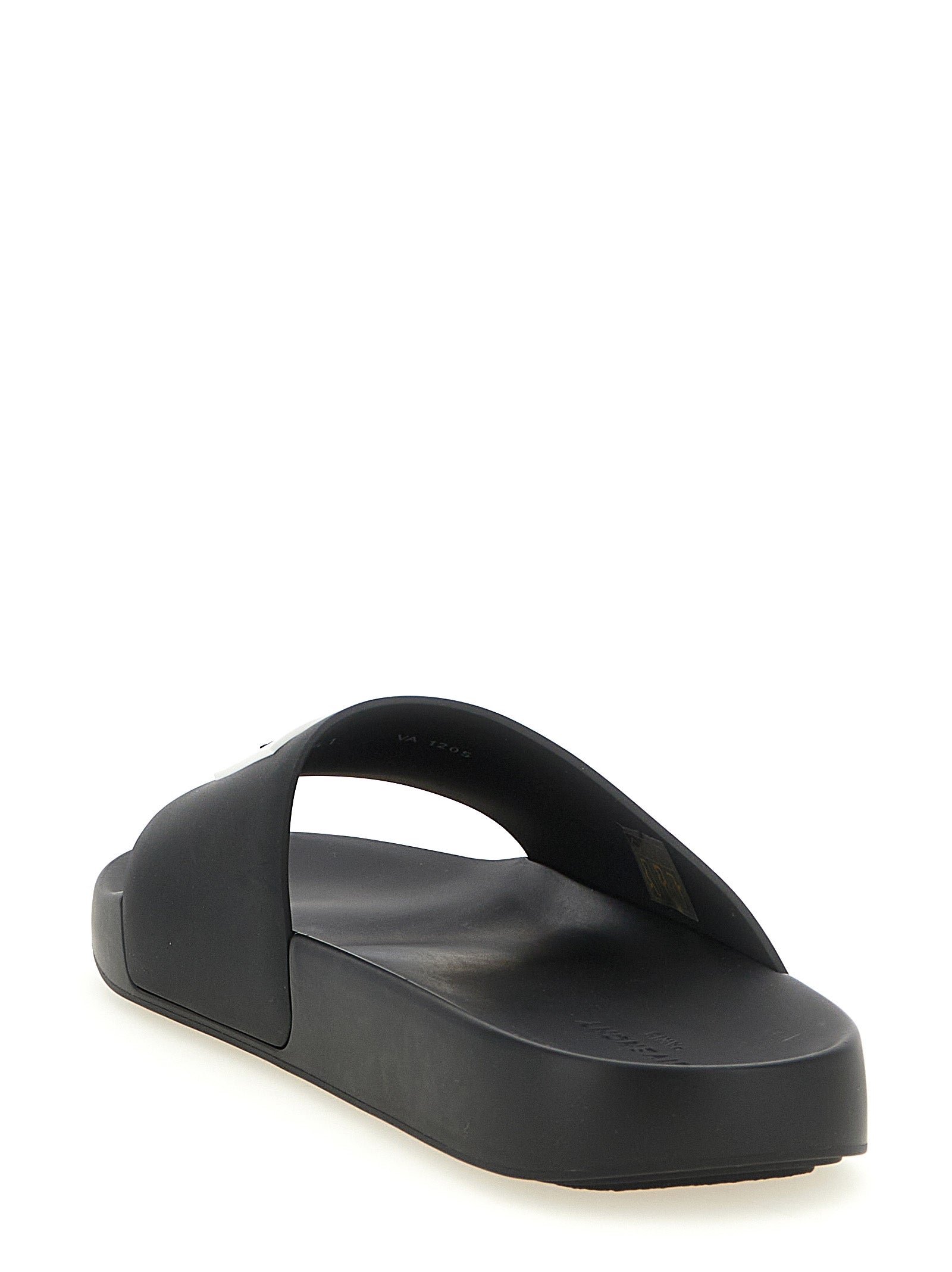 Rubber Logo Patch Mules for Comfort