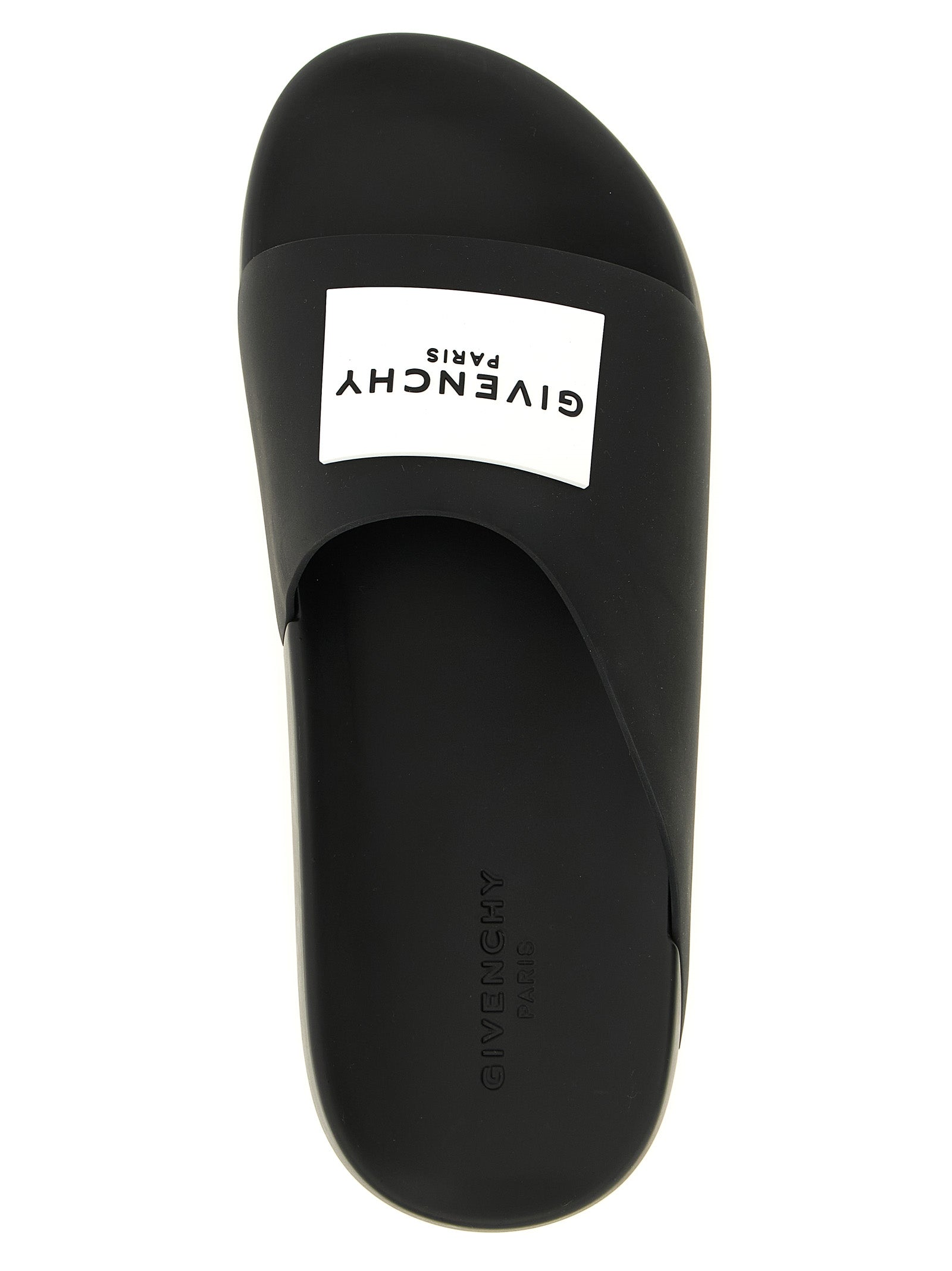 Rubber Logo Patch Mules for Comfort