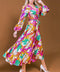 CAREFREE CONFIDENCE WOVEN MIDI DRESS