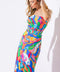 SEEKING SUN PONTI MIDI DRESS