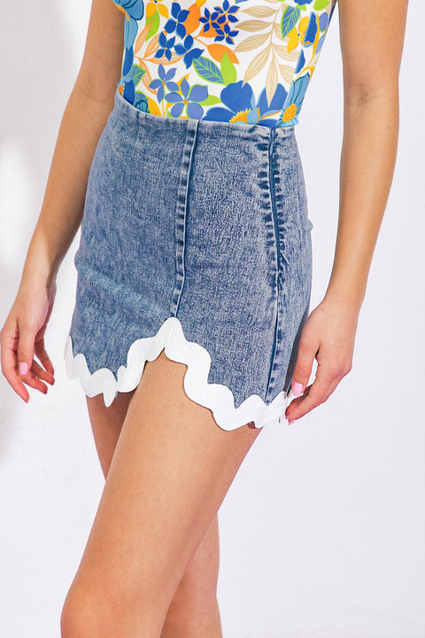 WYNWOOD WALLS DENIM SKORT