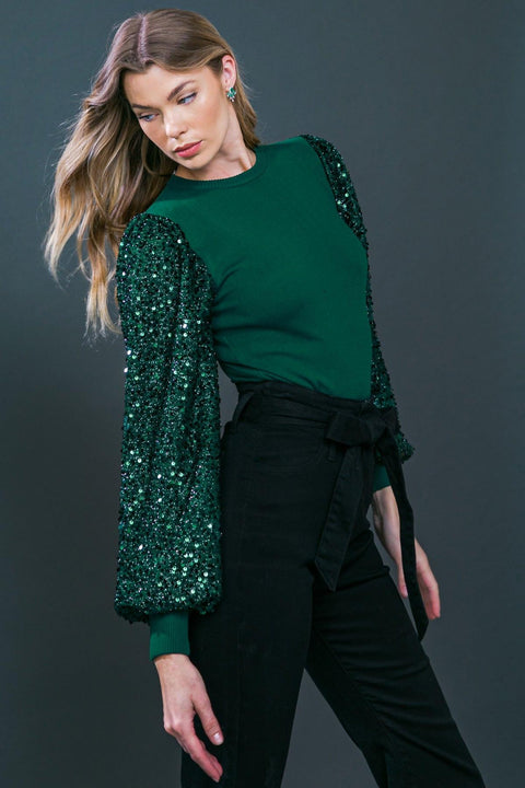FEELING THE FUN SWEATER TOP
