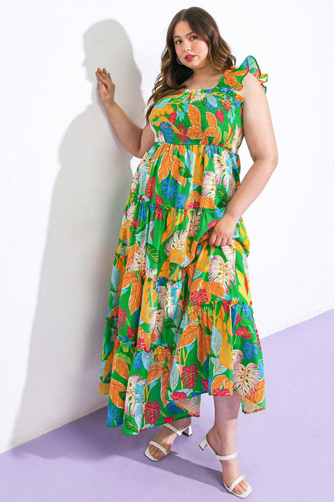 BEACH DATES WOVEN MAXI DRESS