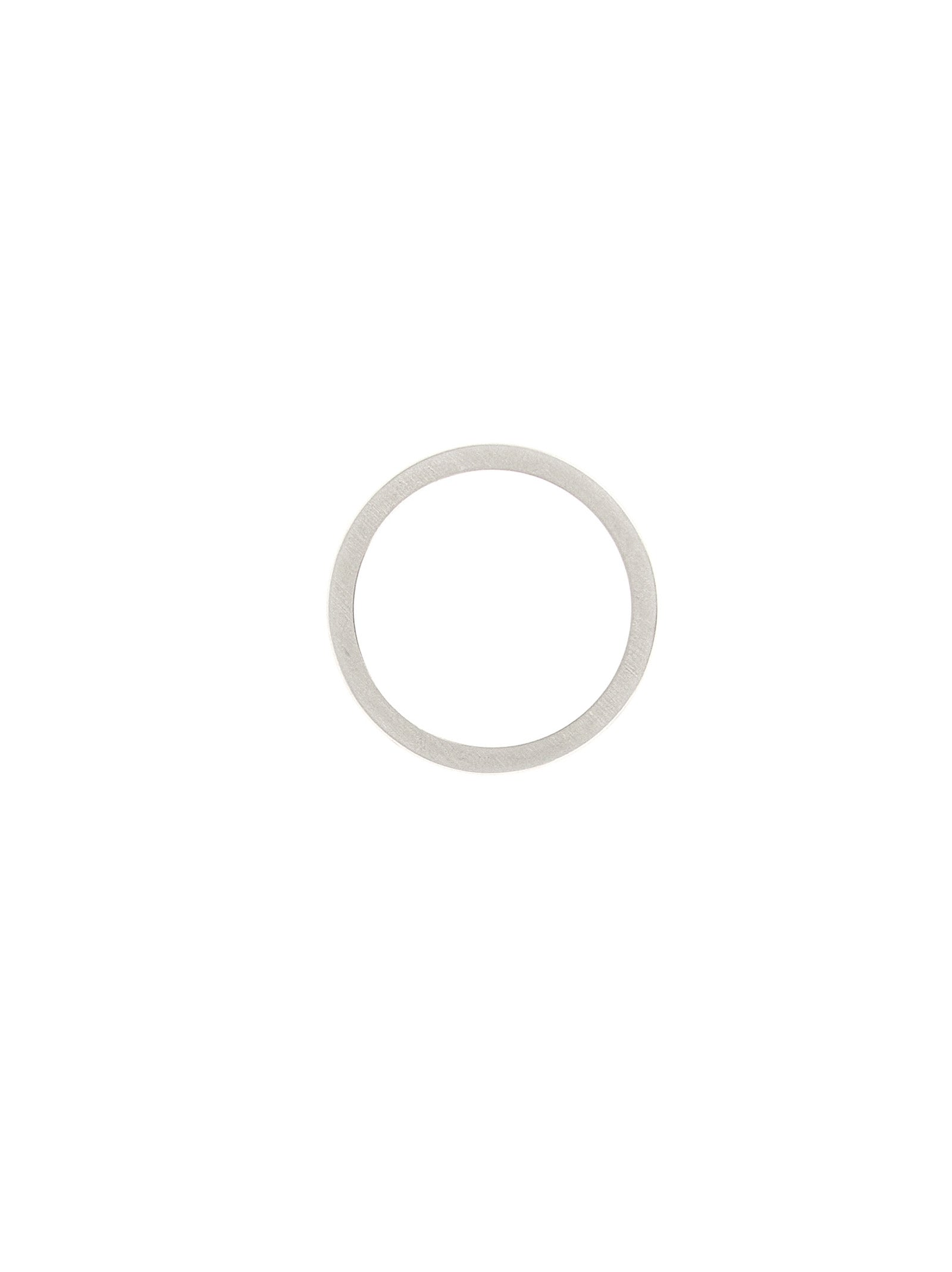 Silver Engraved Number Ring for Everyday Wear