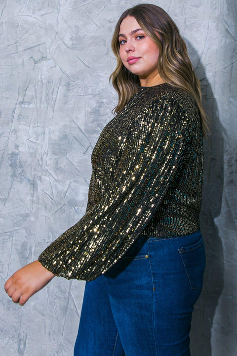 HOPE YOU REMEMBER SEQUIN TOP