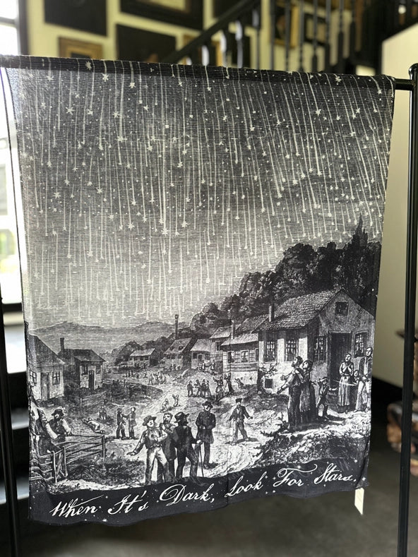 Stargazer Bohemian Bamboo Scarf With Falling Stars
