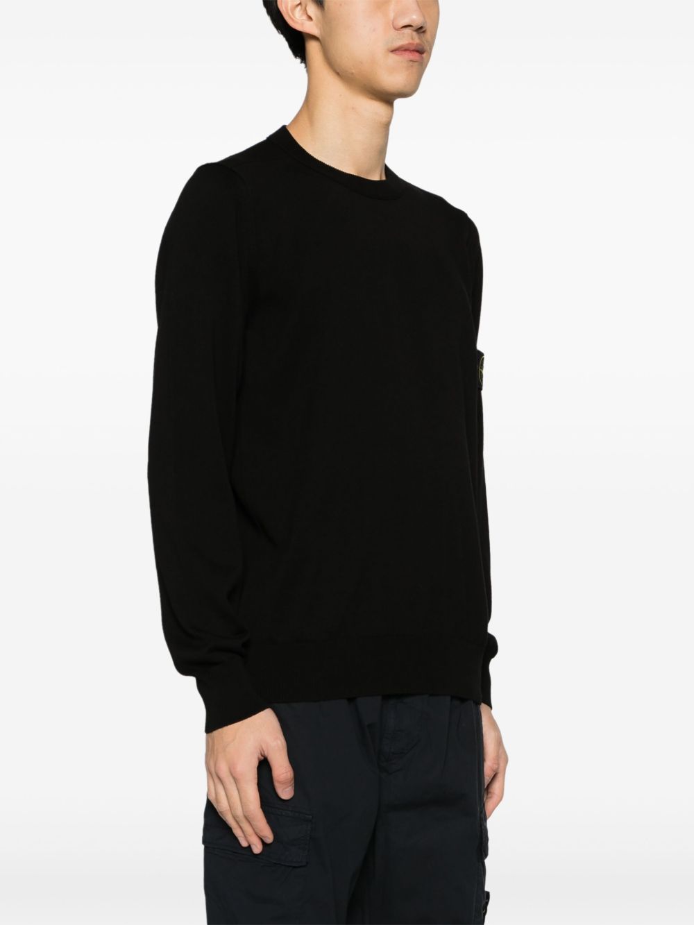 Stone Island Sweaters Black