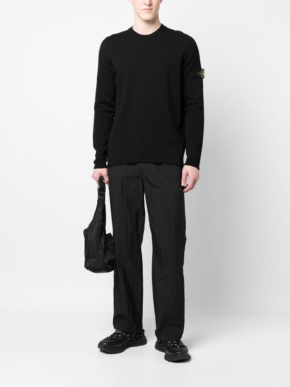 Stone Island Sweaters Black