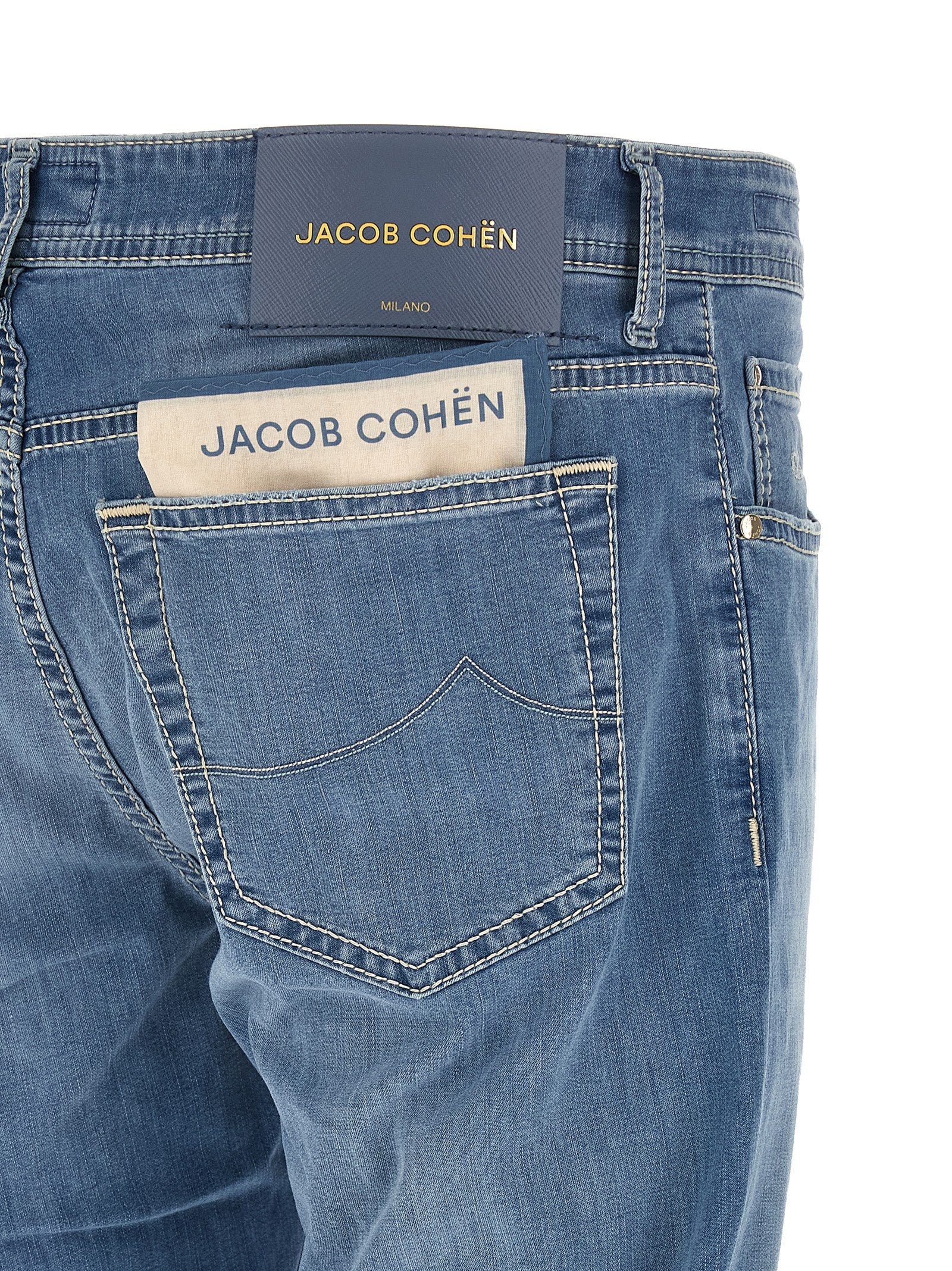 Stonewashed Cotton Slim Fit Jeans for Comfort