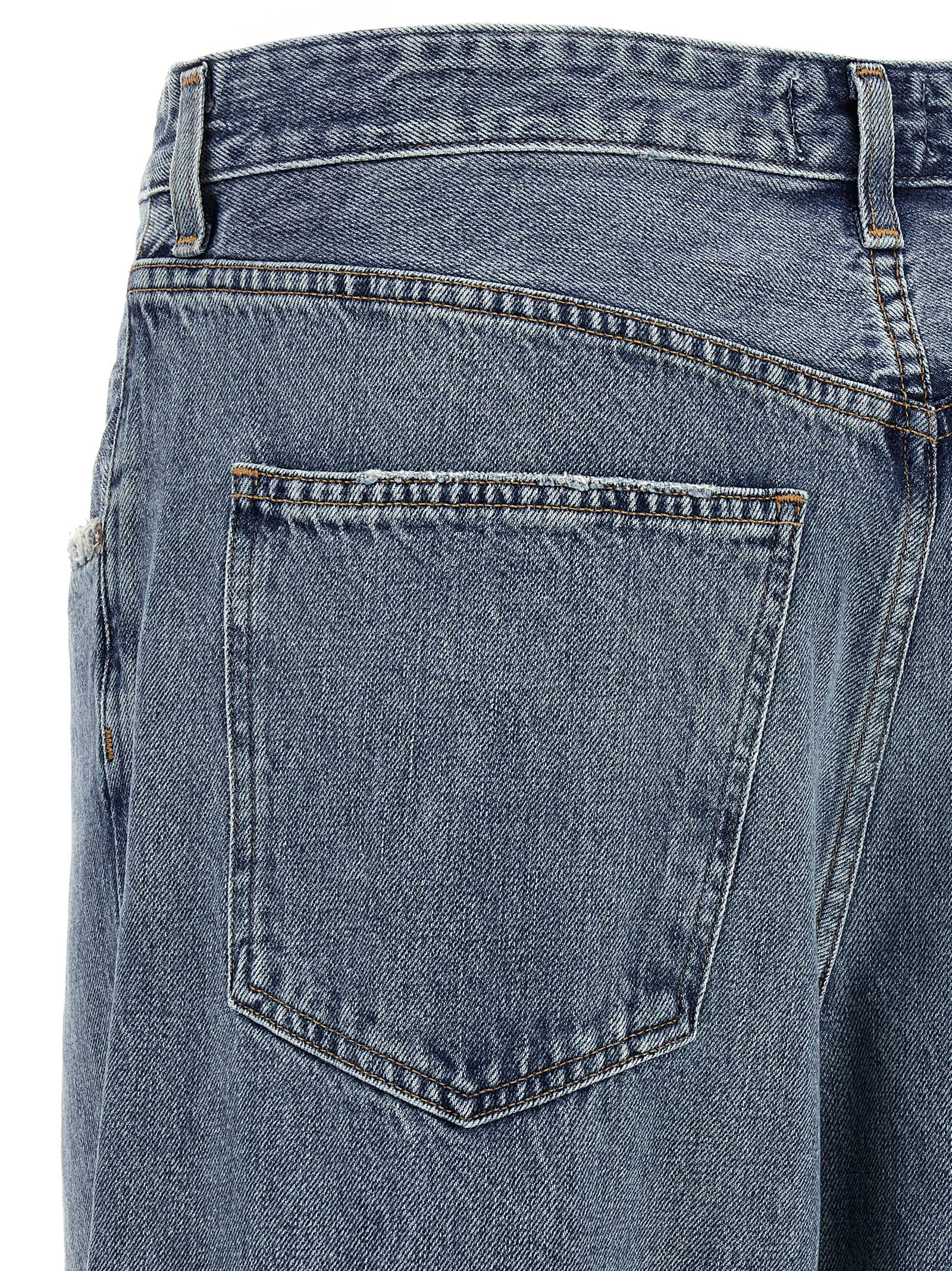 Stonewashed Regenerated Cotton Wide-Leg Jeans for Everyday Comfort
