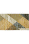Flourish Contemporary Rug - Denim Blue / Tan / Rust / Cream / Brown