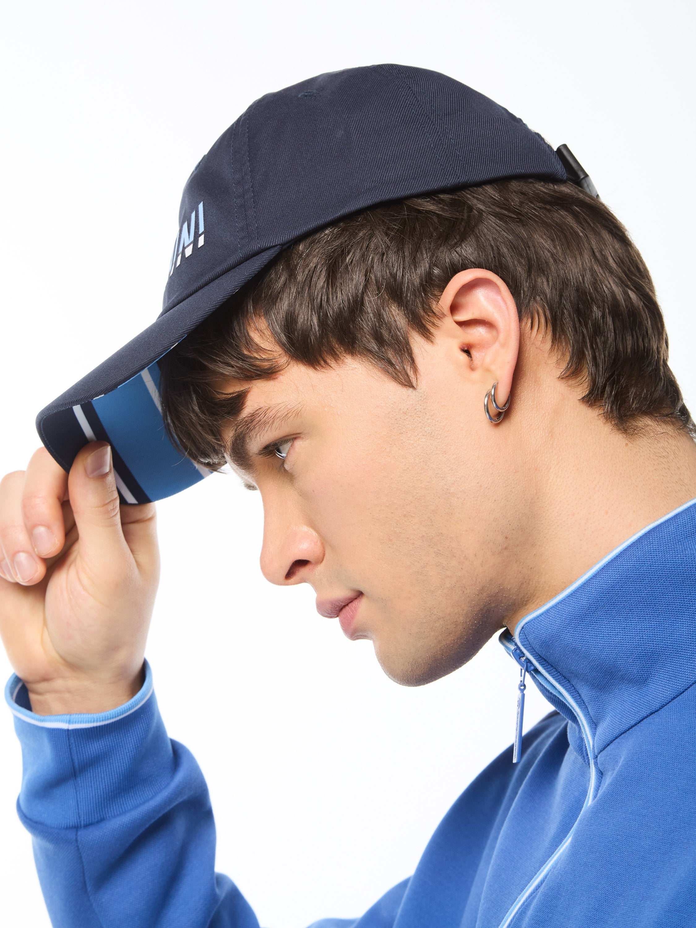 Strisce Hat-Maritime Blue