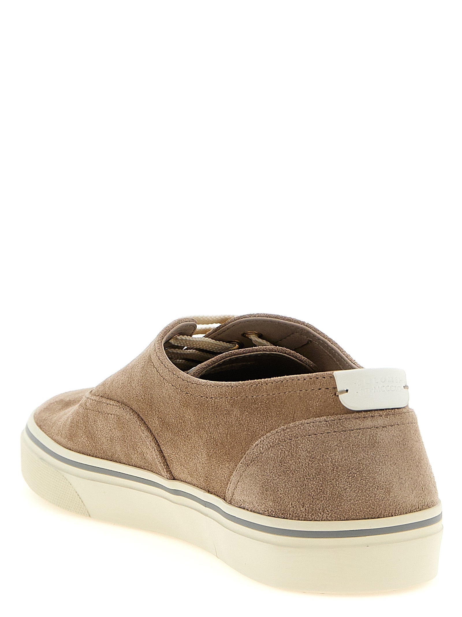 Suede Calfskin Sneakers with Comfort Sole