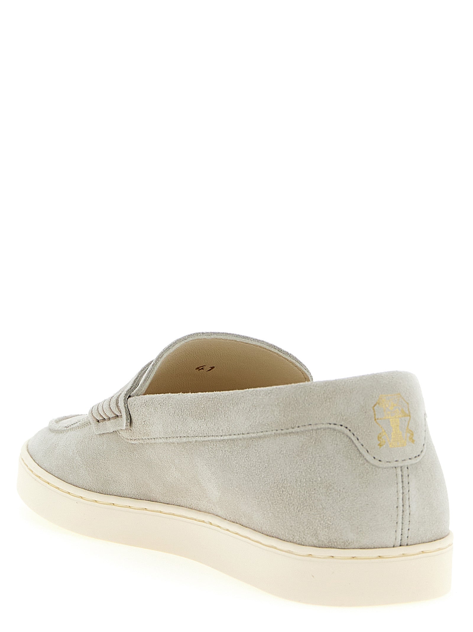Suede Loafers with Comfortable Latex Sole
