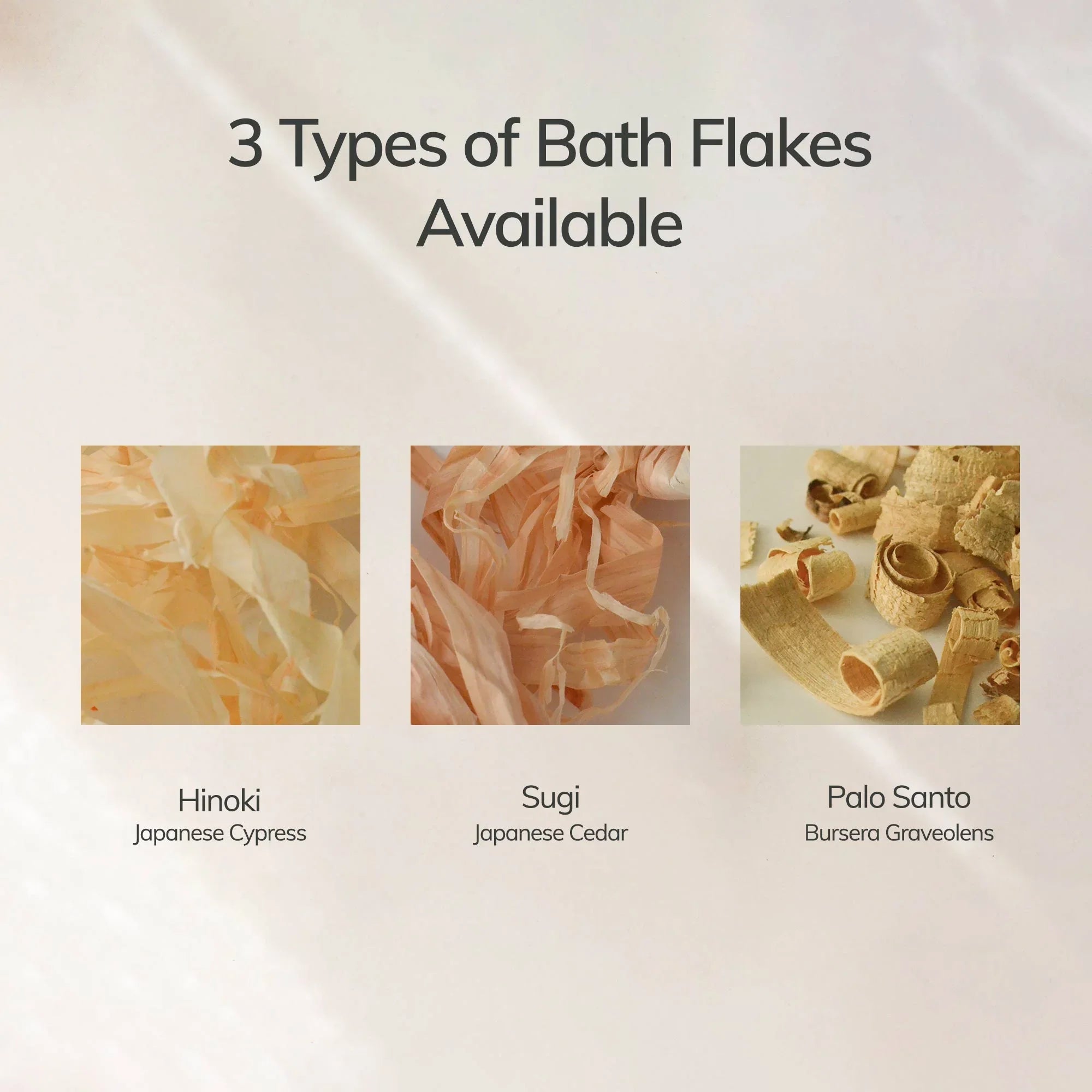 Sugi Japanese Cedar Bath Flakes