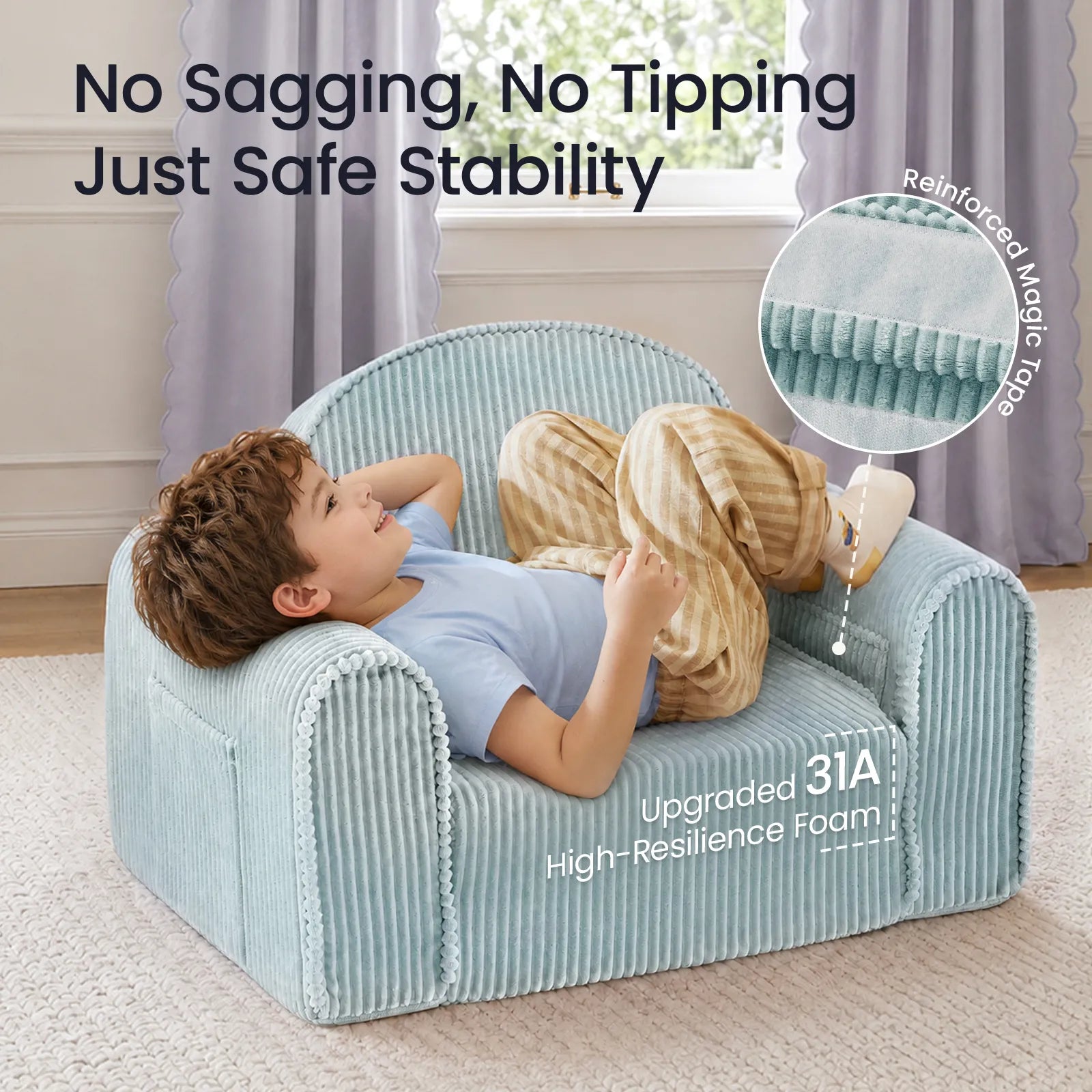 Tiny Land® GentleSnug Corduroy Kid Chair