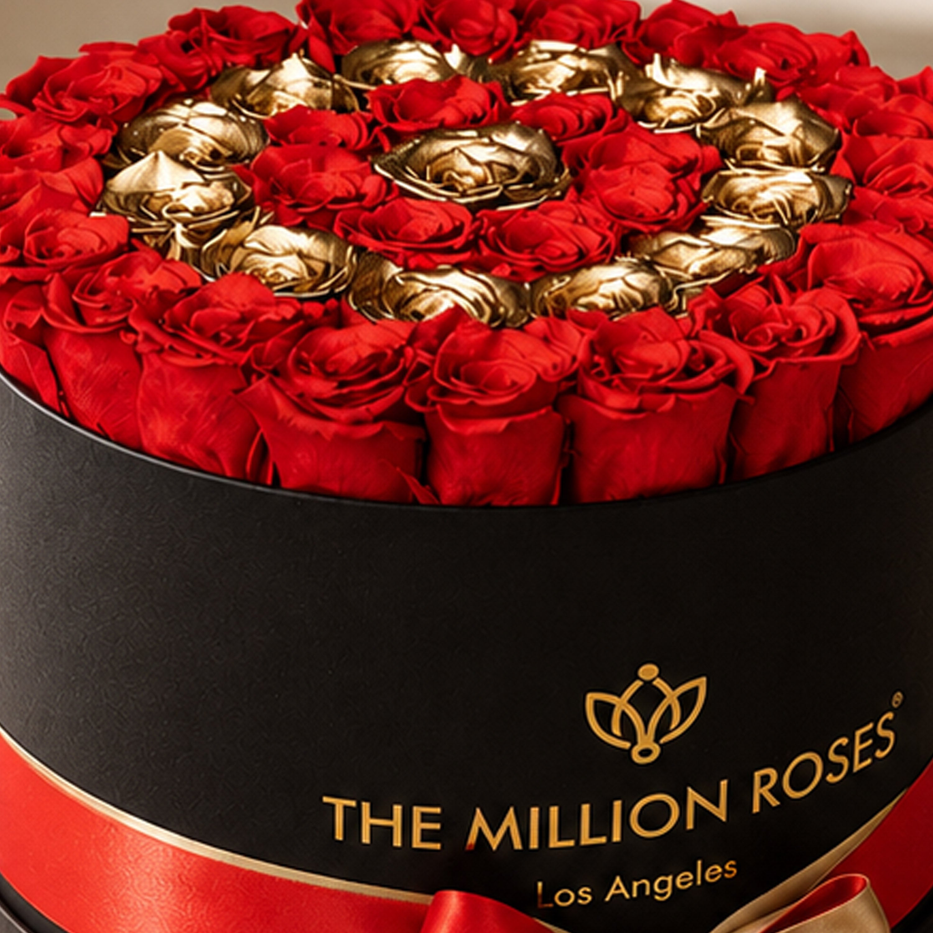 Supreme Black Box | Red & 24K Gold Roses | Target