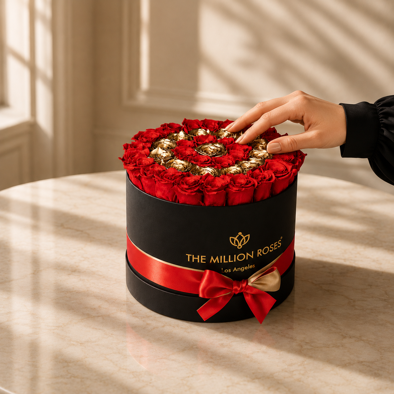 Supreme Black Box | Red & 24K Gold Roses | Target
