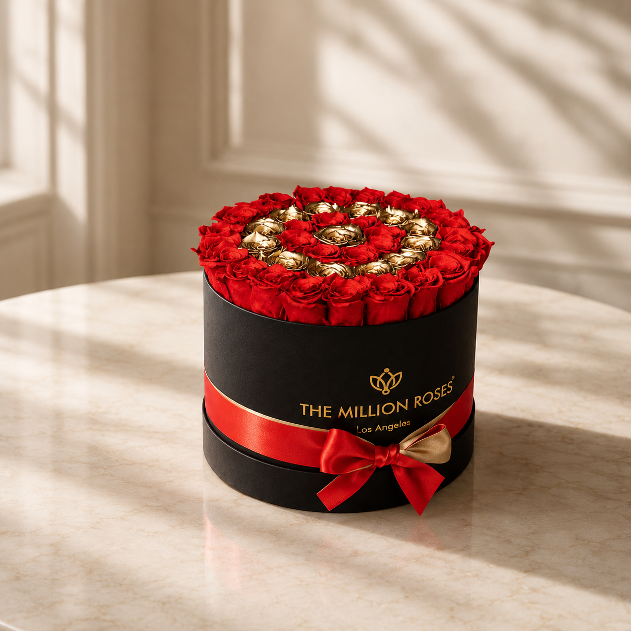Supreme Black Box | Red & 24K Gold Roses | Target