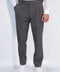 Anthracite Double-Pleated High-Waisted Slim Fit Trousers with Side Buckles – Wessi