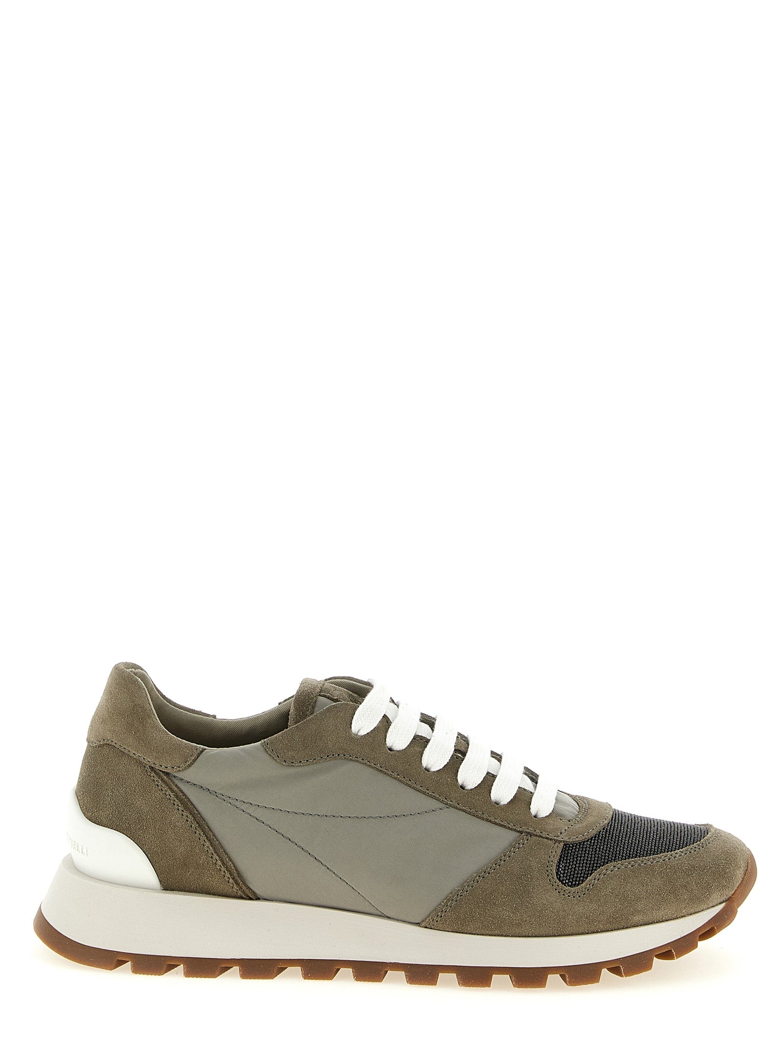Techno Suede Sneakers with Jewel Detail for Everyday Comfort