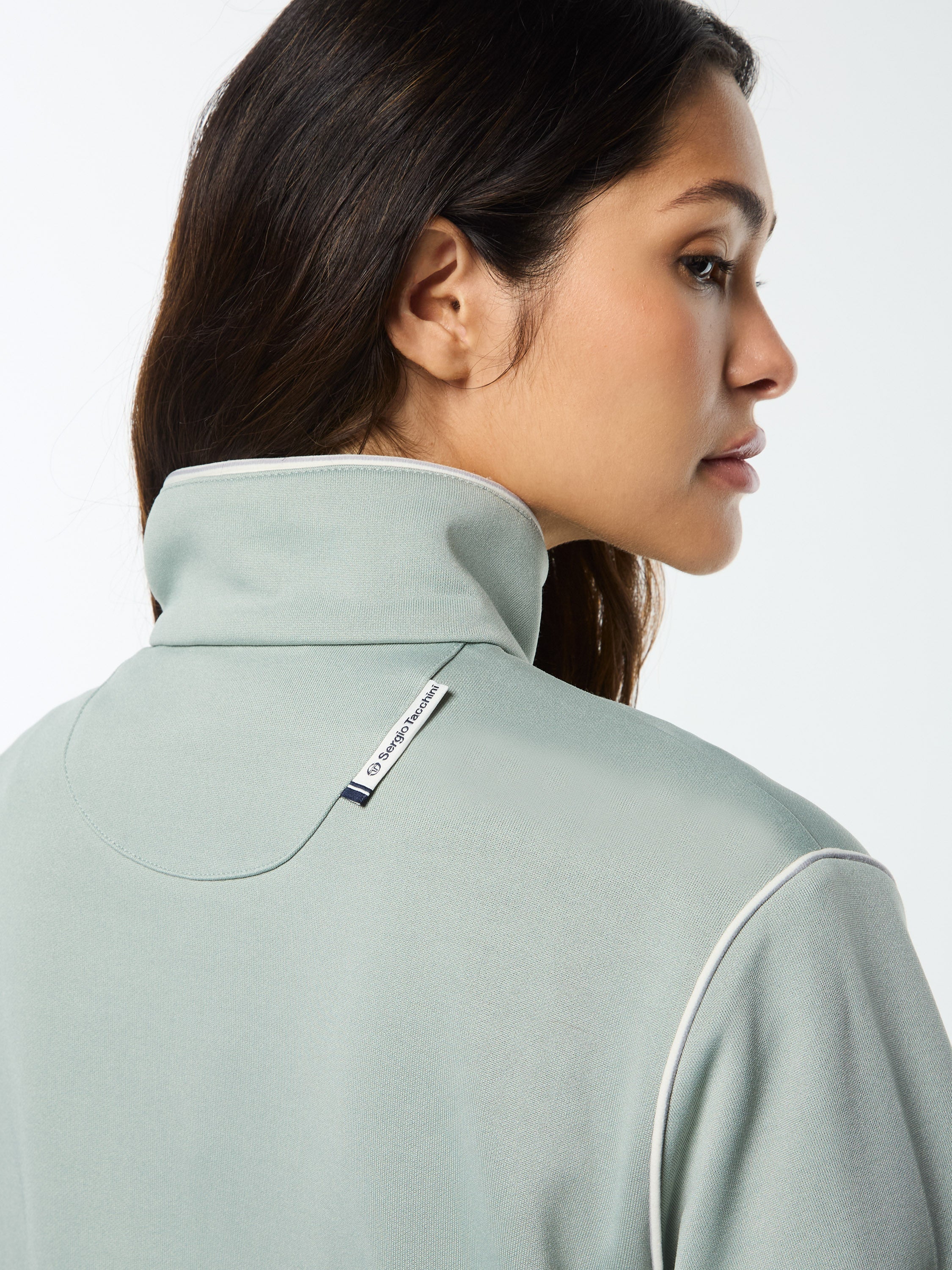 Terina Track Jacket- Slate Gray