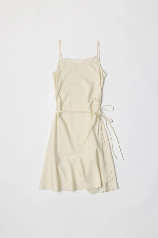 The Jolie Dress | Faux Wrap Mini Dress - BUTTER