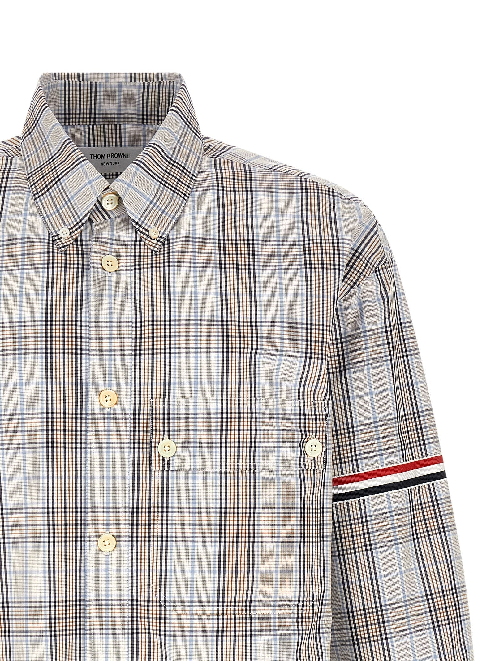 Thom Browne  Oversized Rwb Shirt