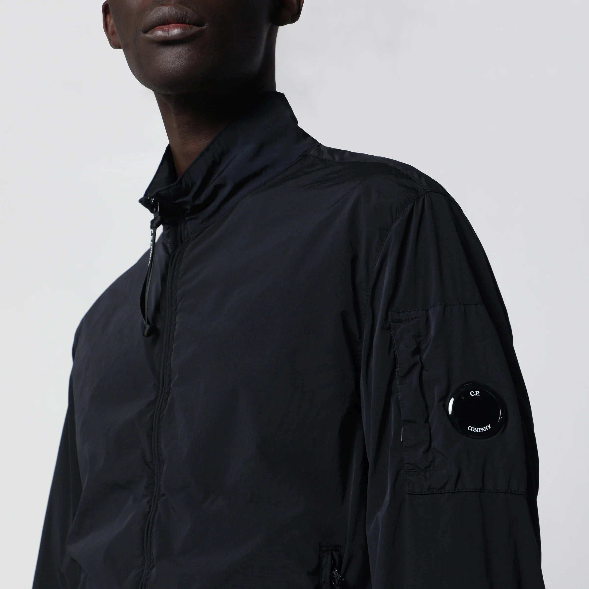 Total Eclipse Nylon Zip Jacket for Everyday Comfort