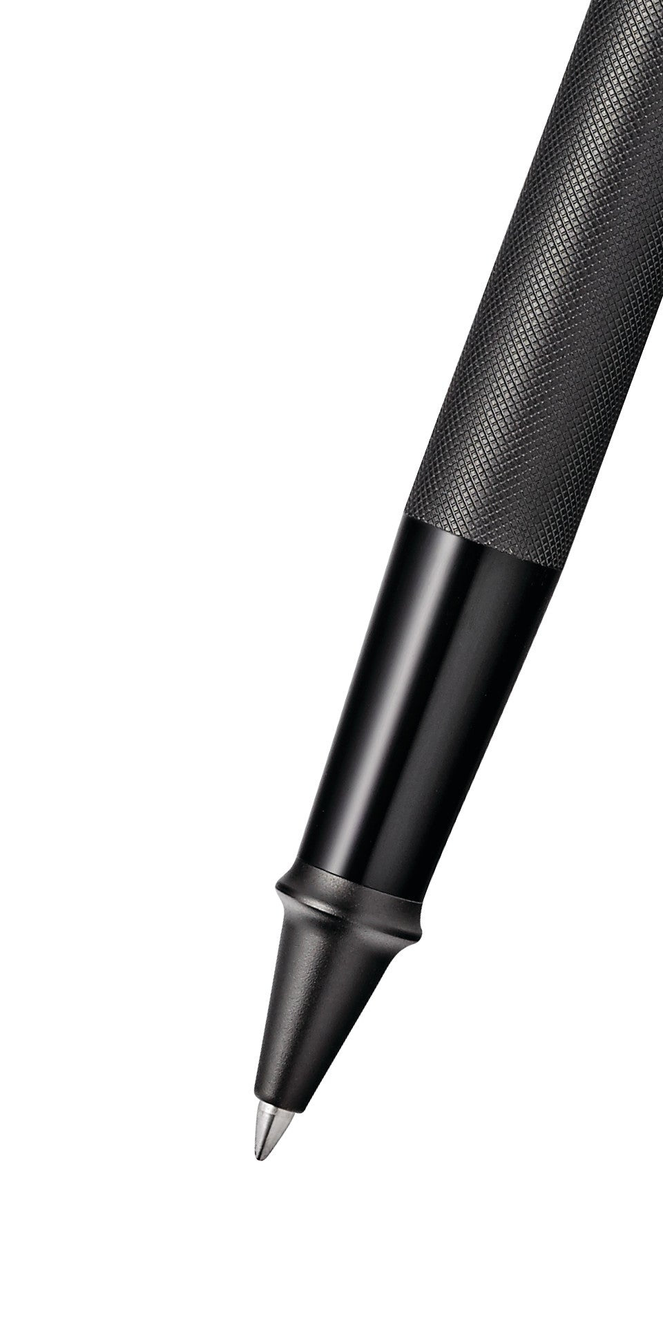 Townsend® Black PVD Micro-knurl Rollerball Pen